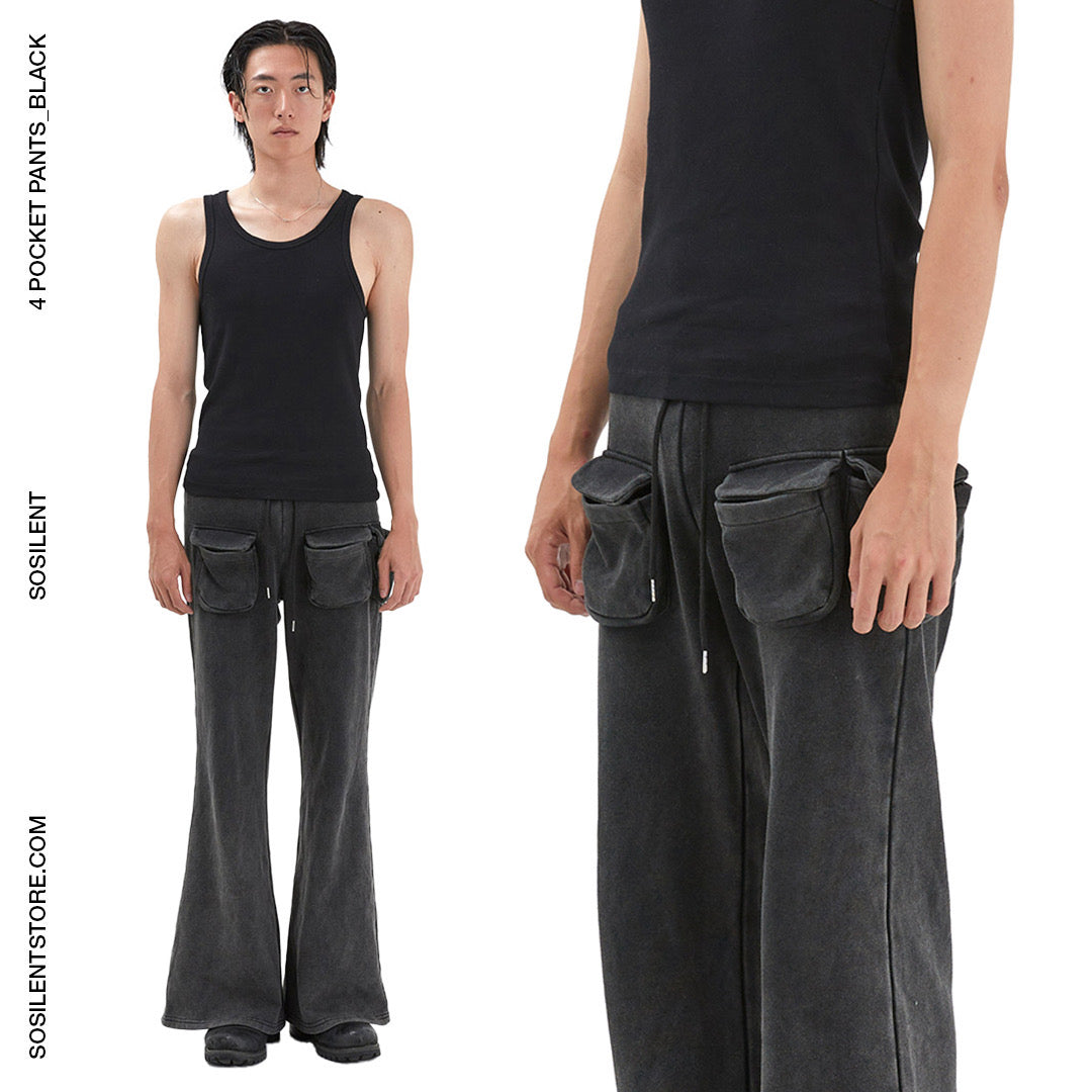 4 POCKET PANTS_BLACK