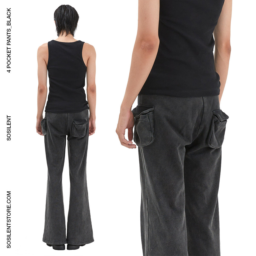 4 POCKET PANTS_BLACK