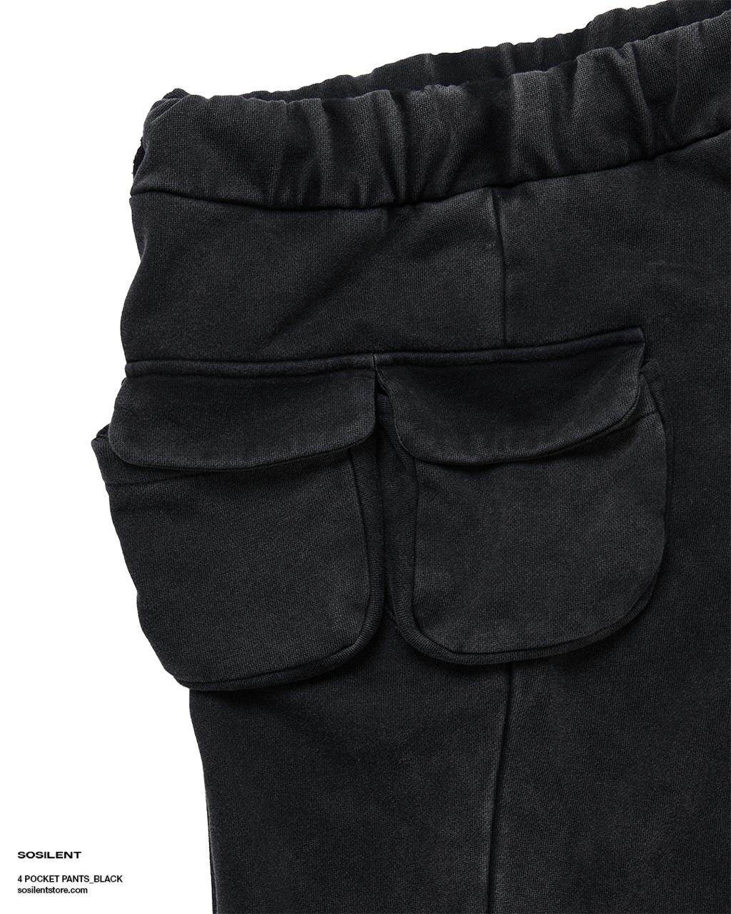 4 POCKET PANTS_BLACK